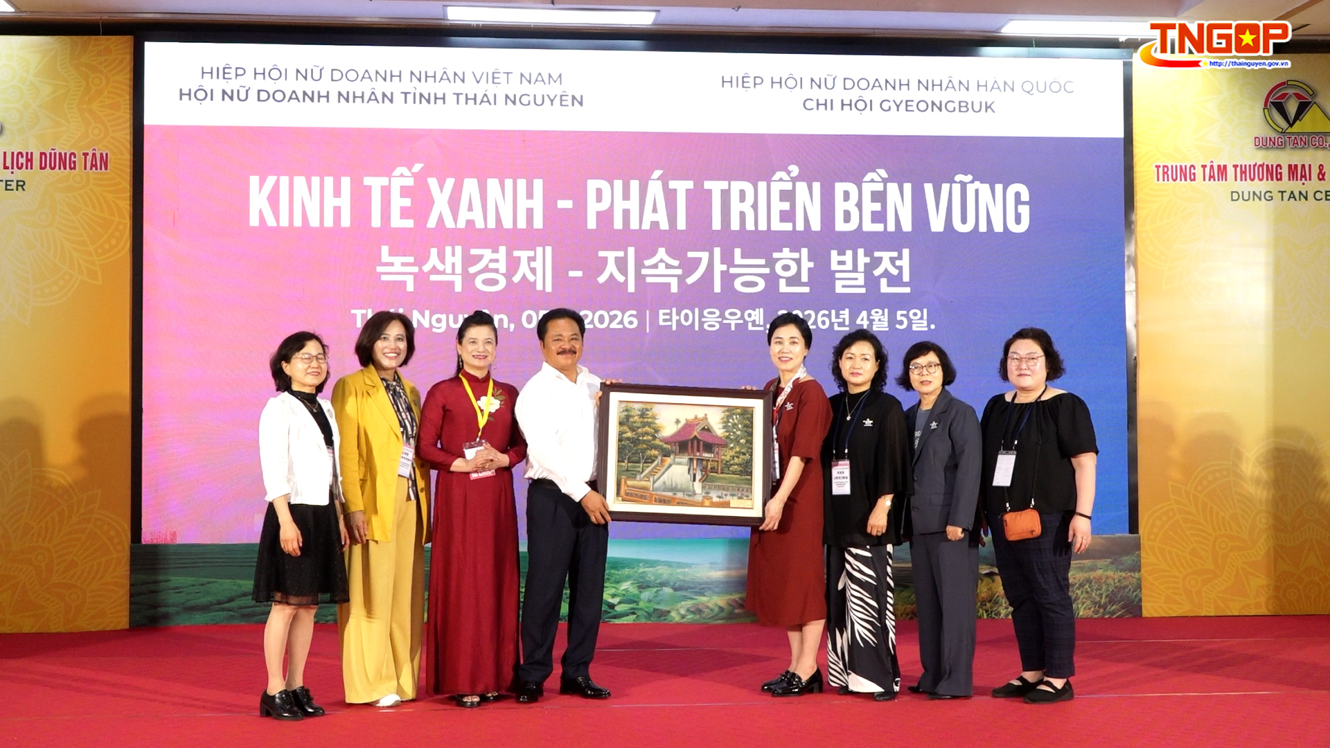 Chi hội Nữ doanh nhân tỉnh Gyeongbuk (Hàn Quốc) tham quan, trao đổi tại Thái Nguyên 