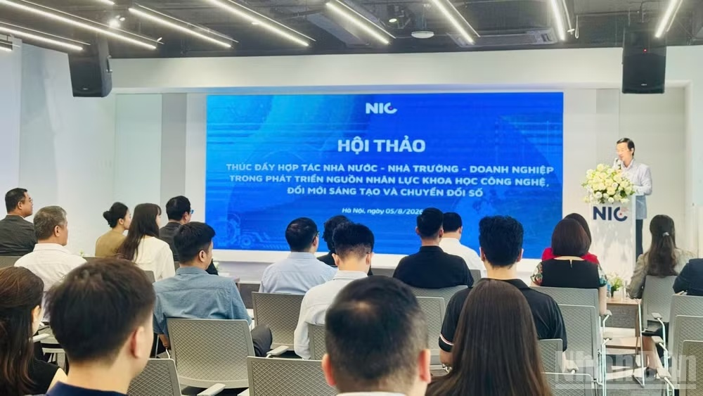 Thúc đẩy hợp tác ba nhà phát triển nguồn nhân lực khoa học, công nghệ, đổi mới sáng tạo và chuyển đổi số