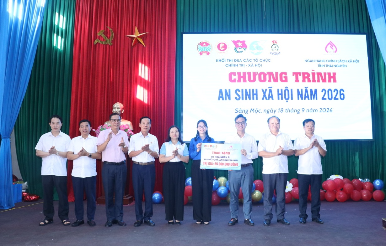 Chương trình An sinh xã hội năm 2026 tại xã Sảng Mộc