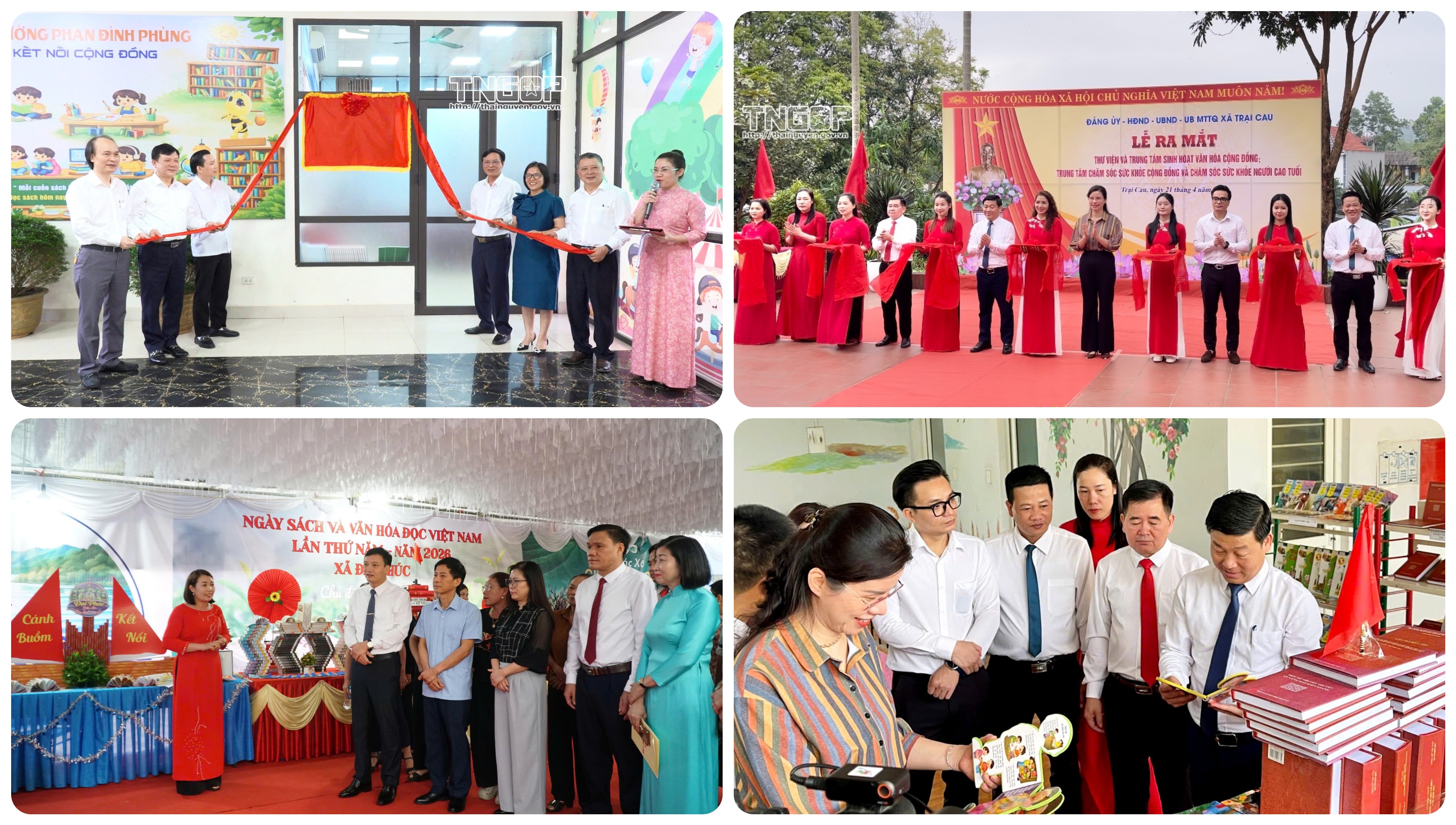 Ra mắt các thư viện, trung tâm sinh hoạt văn hóa và chăm sóc sức khỏe cộng đồng