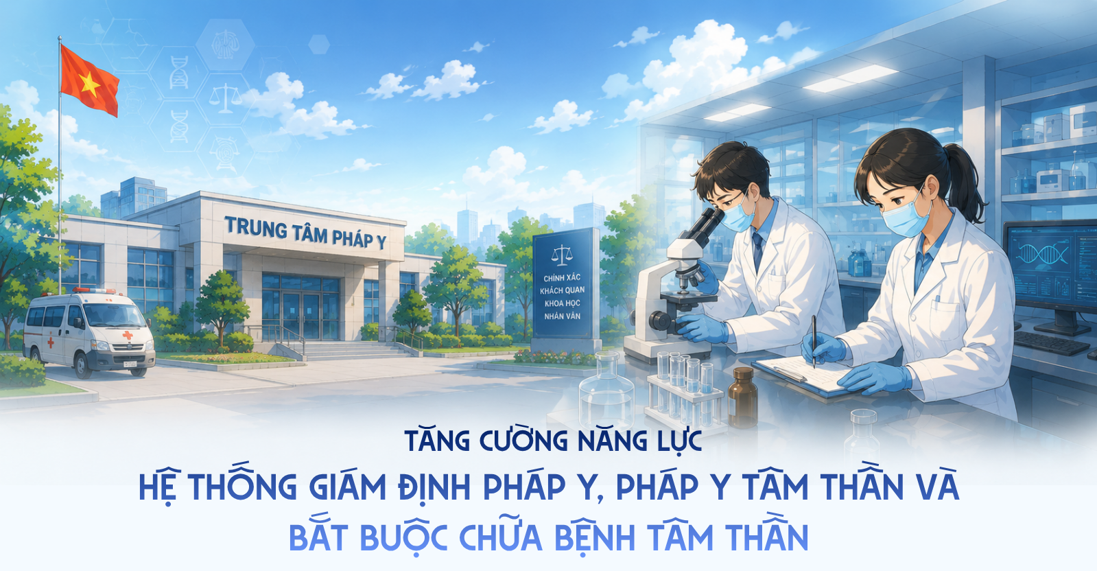 Tăng cường năng lực hệ thống giám định pháp y, pháp y tâm thần và bắt buộc chữa bệnh tâm thần giai đoạn 2026 - 2030