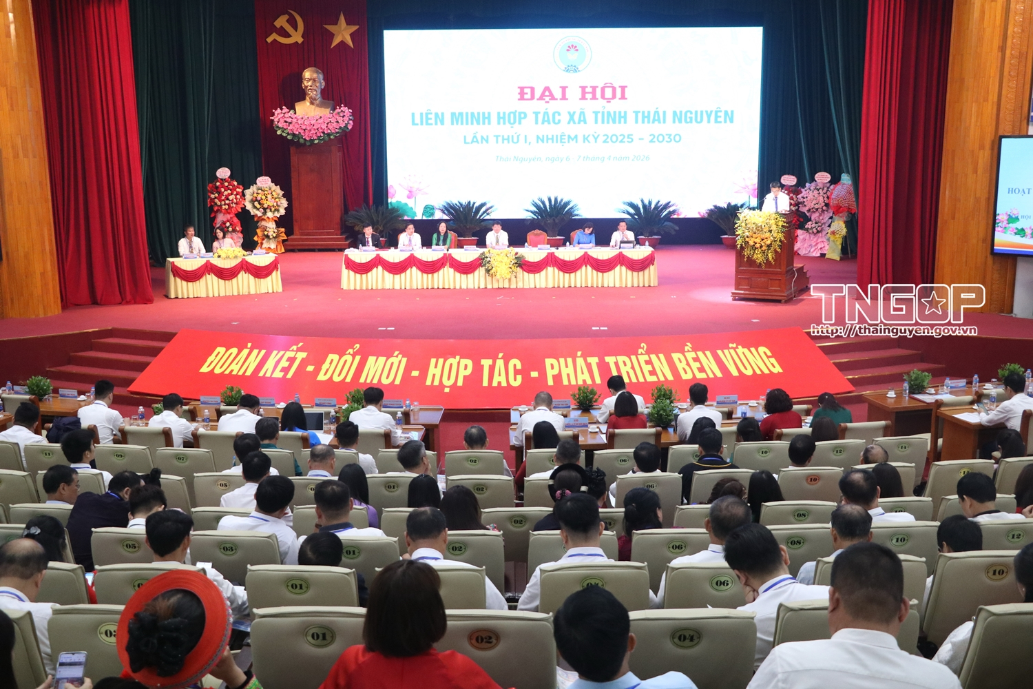 Phiên làm việc thứ nhất Đại hội đại biểu Liên minh Hợp tác xã tỉnh Thái Nguyên lần thứ I, nhiệm kỳ 2025 - 2030