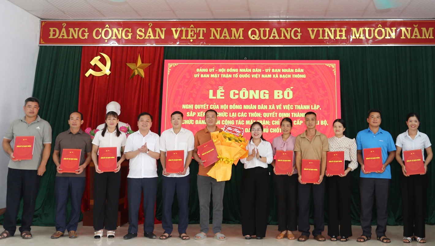 Đảng ủy xã Bạch Thông triển khai nhiệm vụ 6 tháng cuối năm 2026