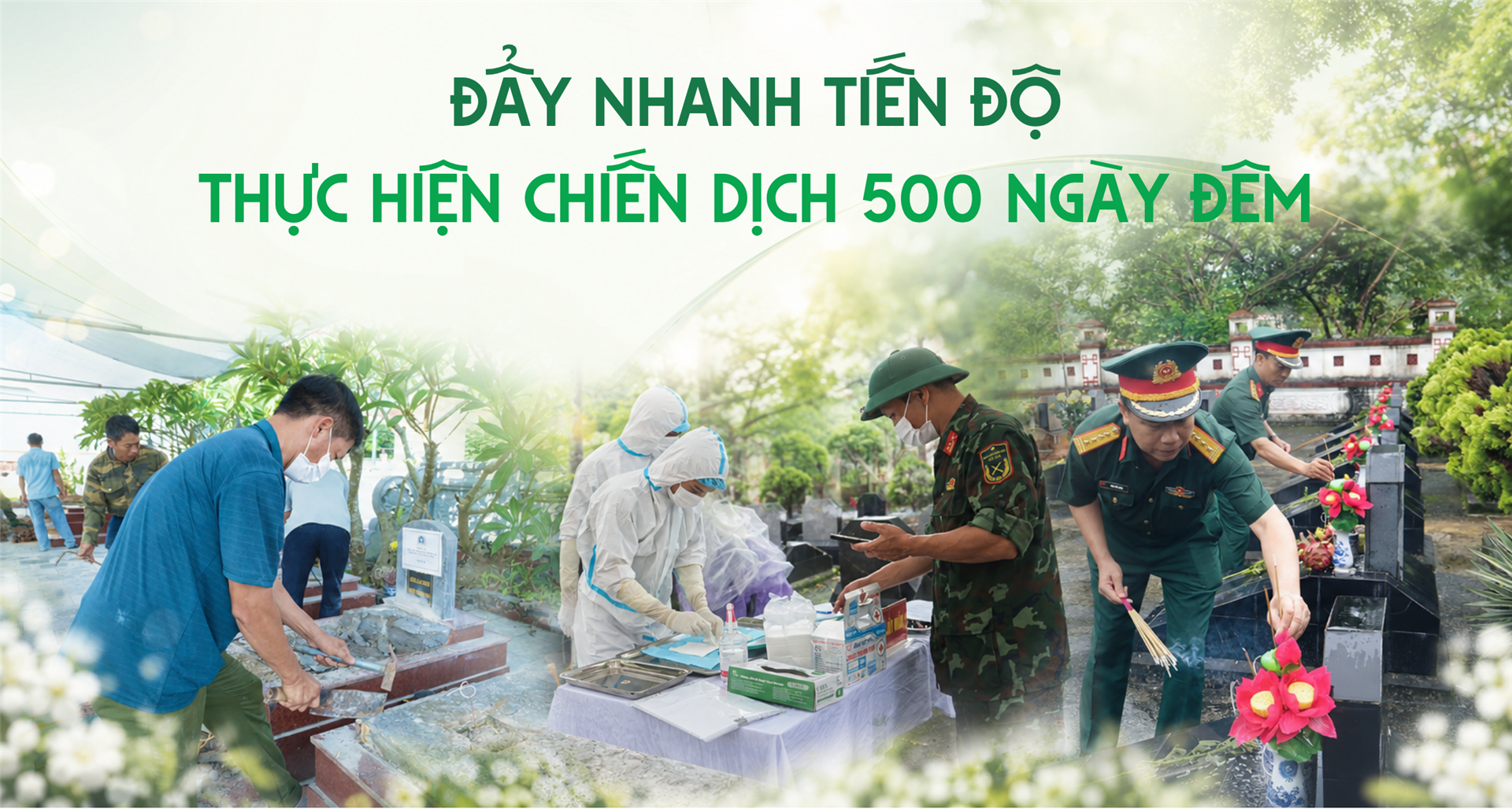 Đẩy mạnh tiến độ thực hiện Chiến dịch 500 ngày đêm