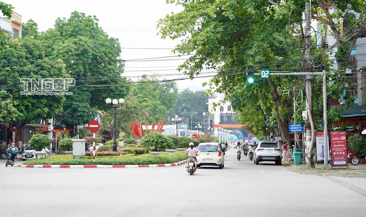Bảo đảm trật tự an toàn giao thông phục vụ Chương trình nghệ thuật “Thái Nguyên - Âm vang miền di sản”