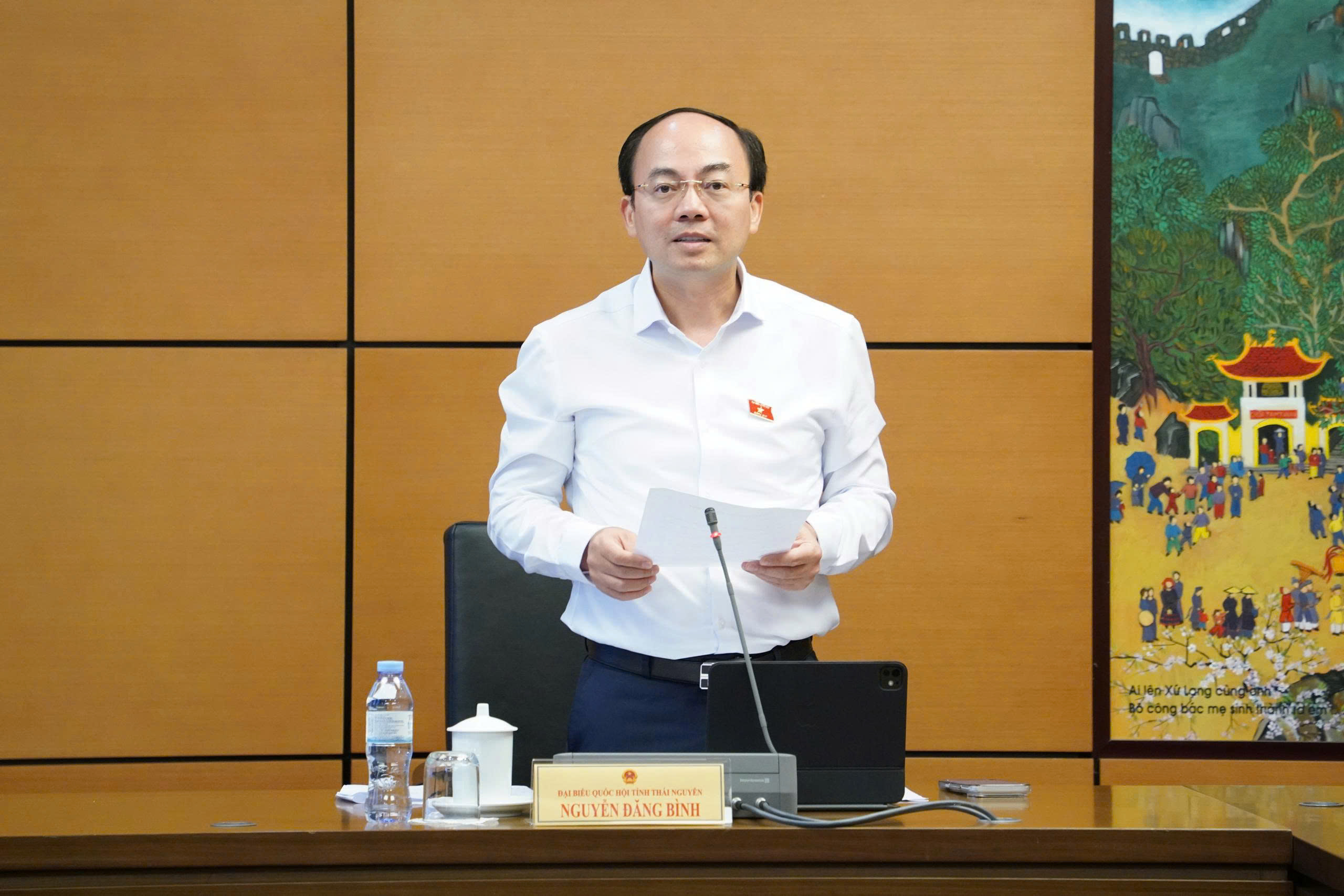 Đoàn ĐBQH tỉnh Thái Nguyên góp ý 3 dự án luật