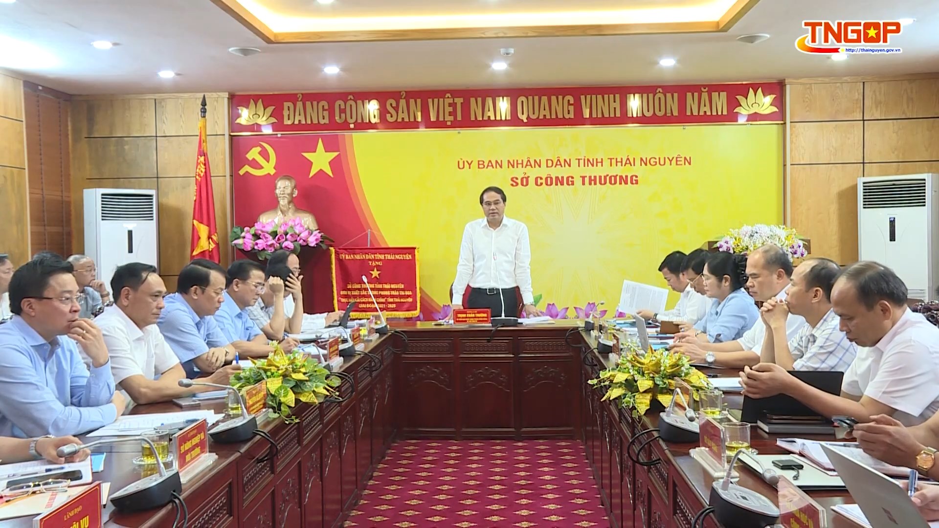 Thường trực Tỉnh ủy làm việc với Sở Công Thương