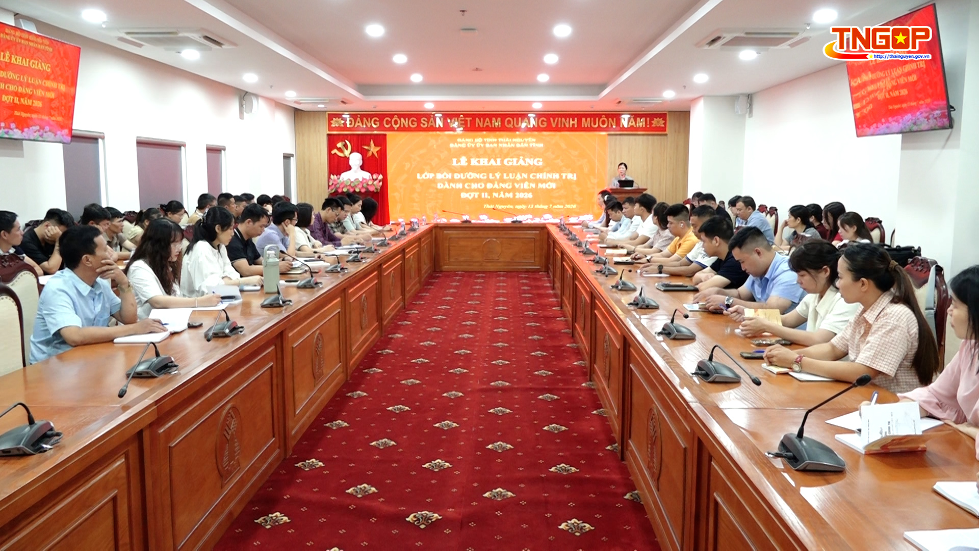 Khai giảng Lớp bồi dưỡng lý luận chính trị dành cho đảng viên mới đợt II, năm 2026
