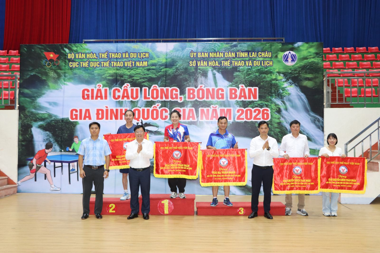 Thái Nguyên giành Nhất toàn đoàn Giải cầu lông, bóng bàn gia đình quốc gia năm 2026