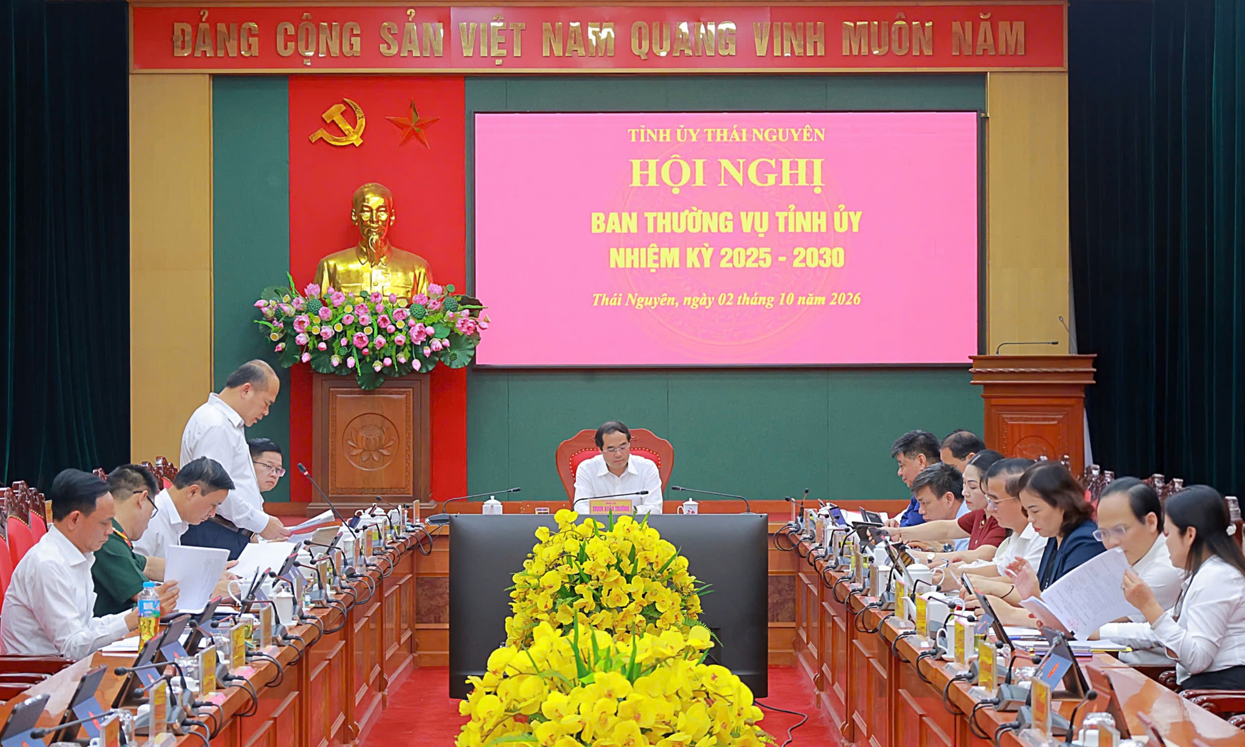 Ban Thường vụ Tỉnh ủy cho ý kiến vào một số nội dung thuộc thẩm quyền