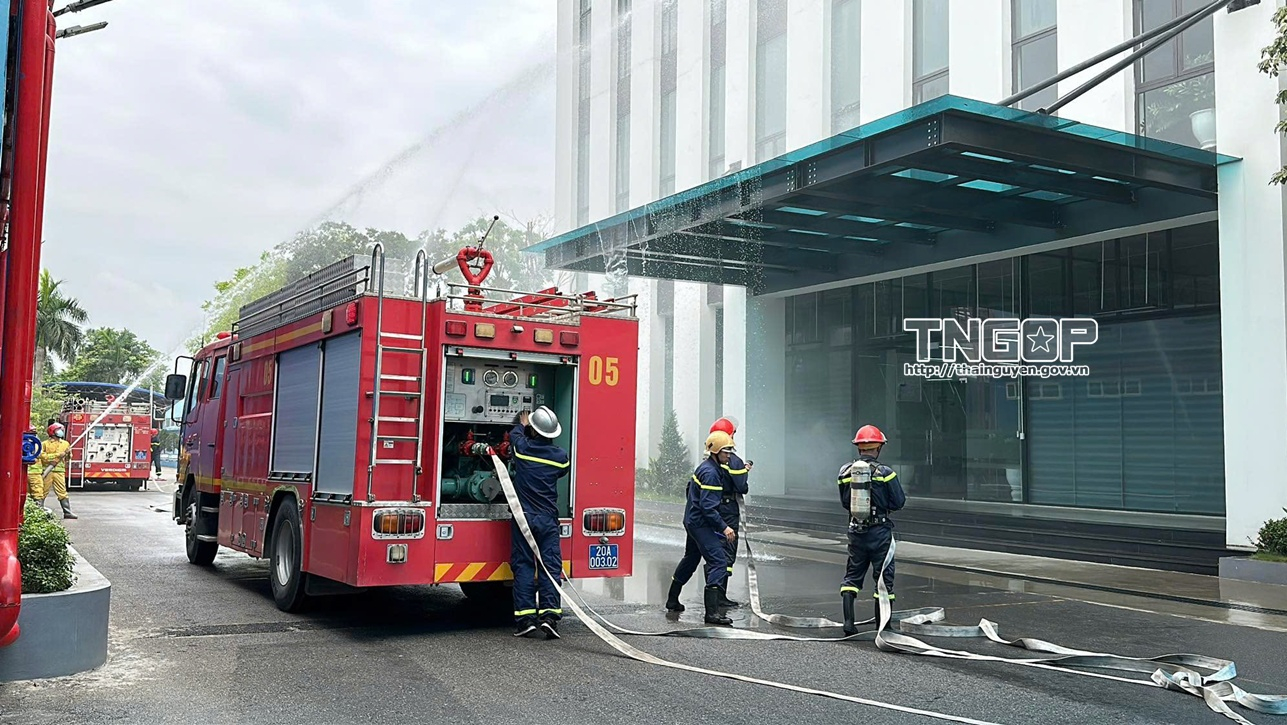 Huấn luyện phòng cháy, chữa cháy tại các nhà máy của Công ty TNG
