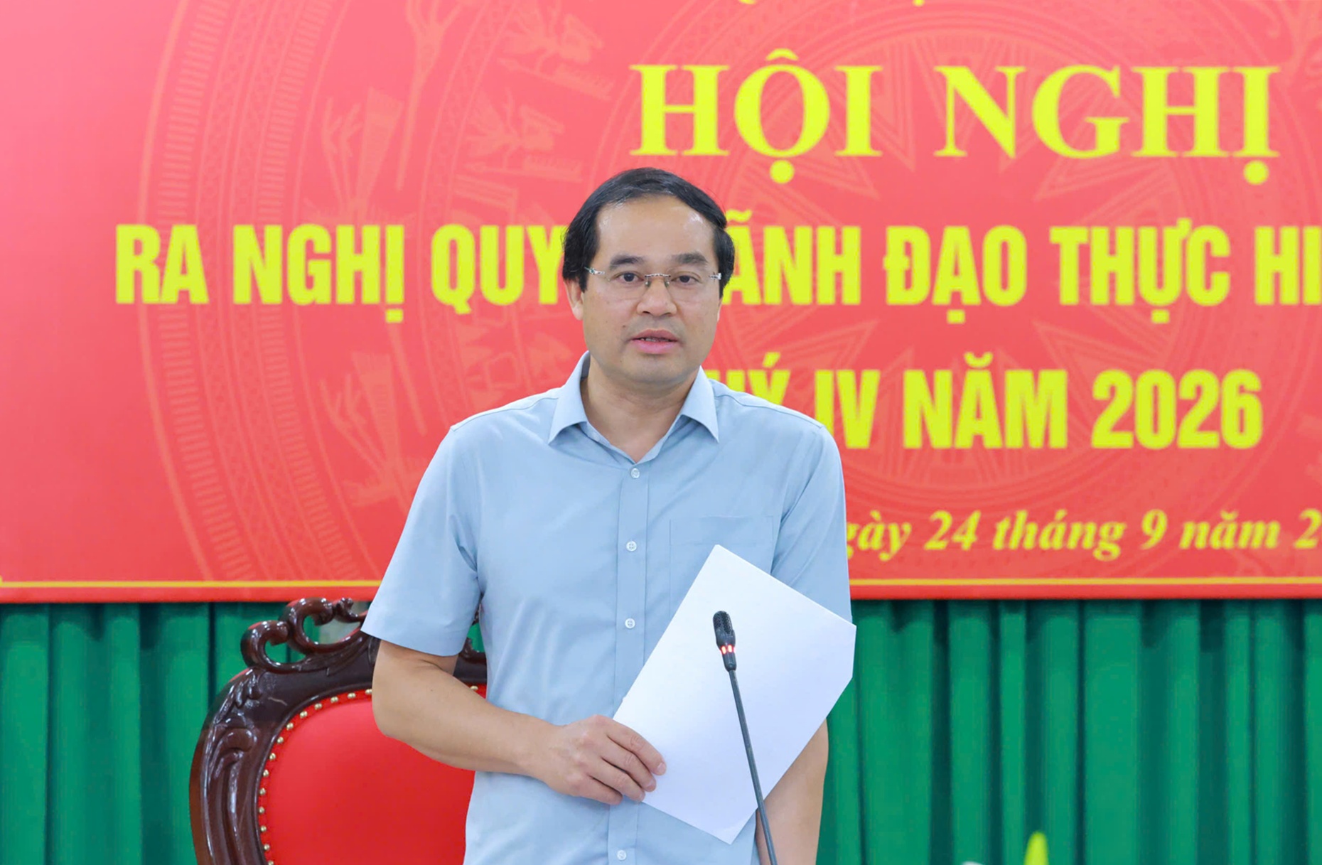 Đảng ủy Quân sự tỉnh ra nghị quyết lãnh đạo thực hiện nhiệm vụ quý IV năm 2026