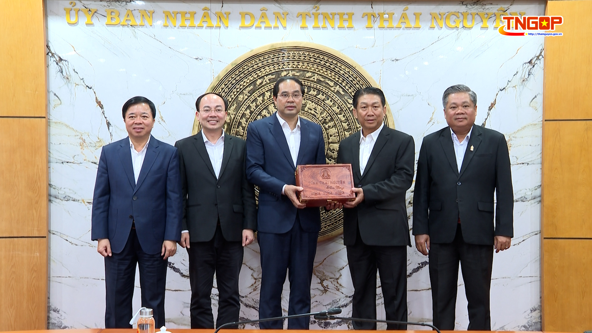 Đoàn công tác tỉnh Luông Pha Bang (Lào) thăm và làm việc tại tỉnh Thái Nguyên