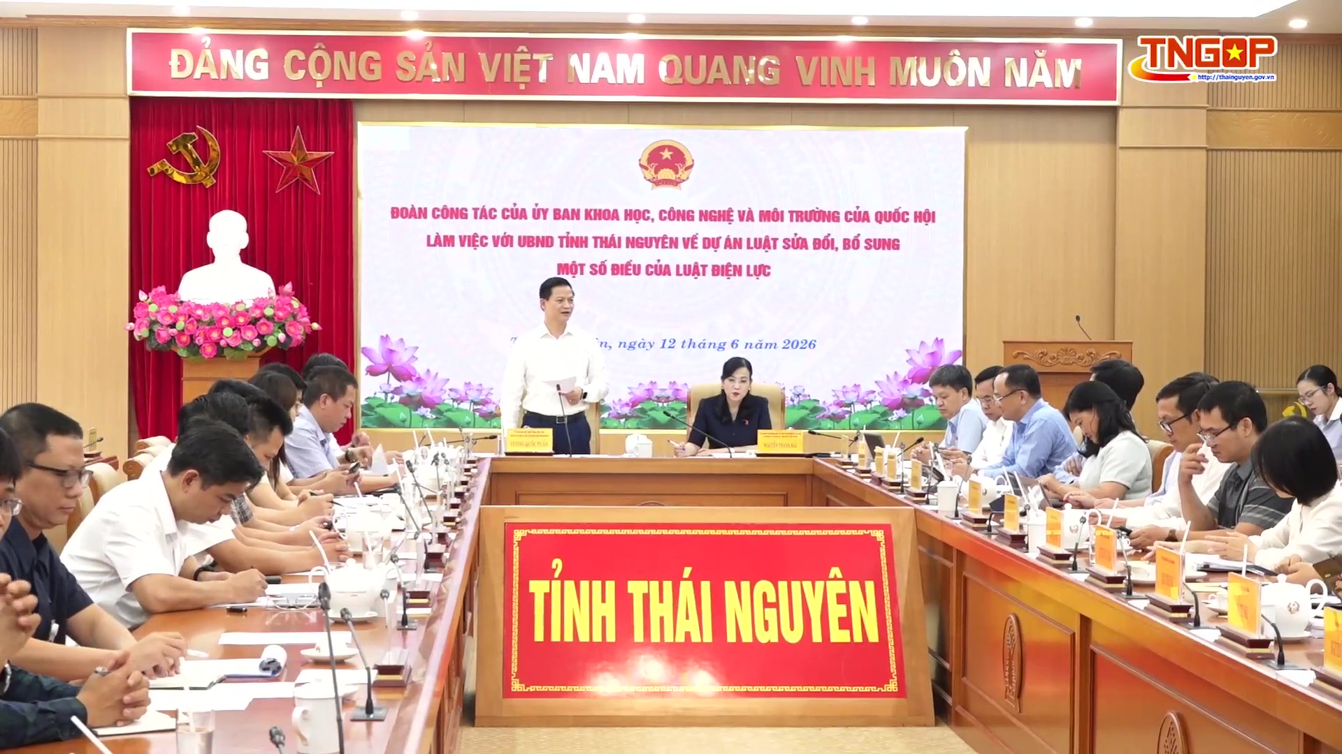 Tỉnh Thái Nguyên góp ý vào dự thảo Luật sửa đổi, bổ sung một số điều của Luật Điện lực