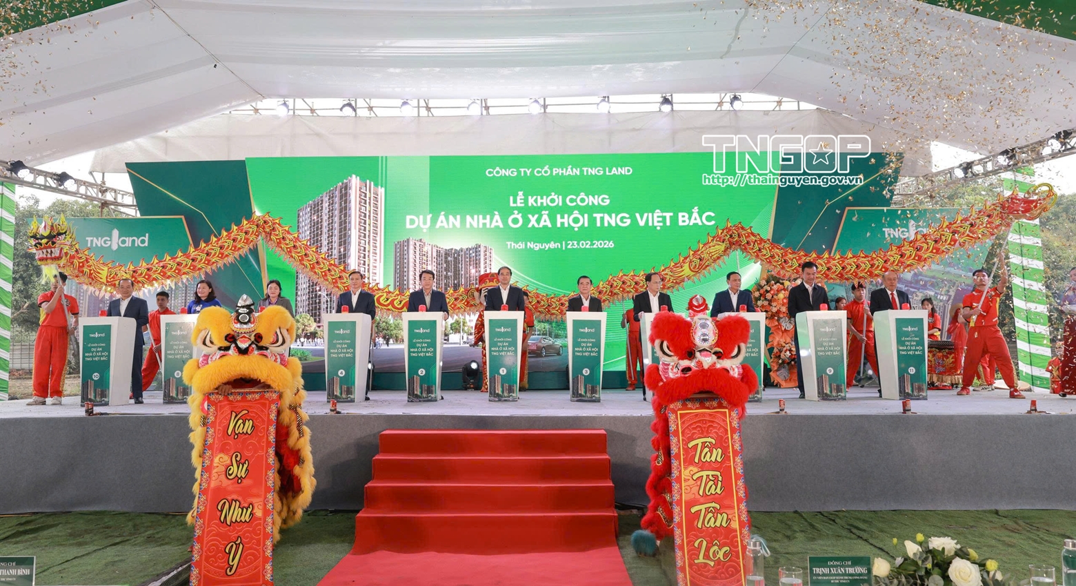 Khởi công Dự án Nhà ở xã hội TNG Việt Bắc