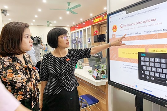 Hướng tới hiệu quả phục vụ hành chính thực chất