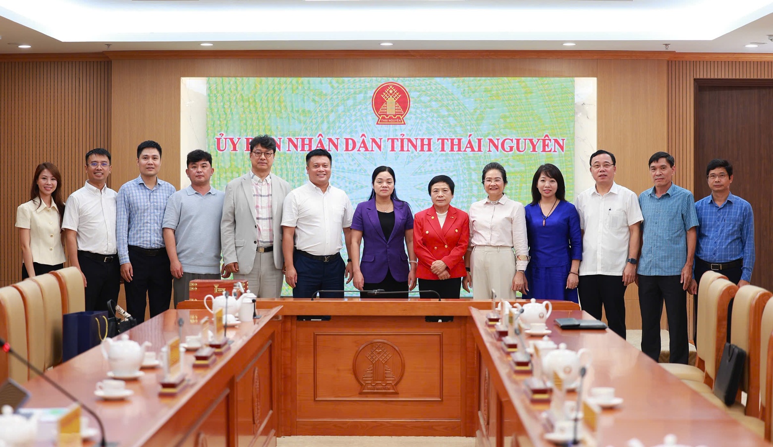 Lãnh đạo tỉnh Thái Nguyên và doanh nghiệp Hàn Quốc trao đổi cơ hội hợp tác trong lĩnh vực nông nghiệp công nghệ cao