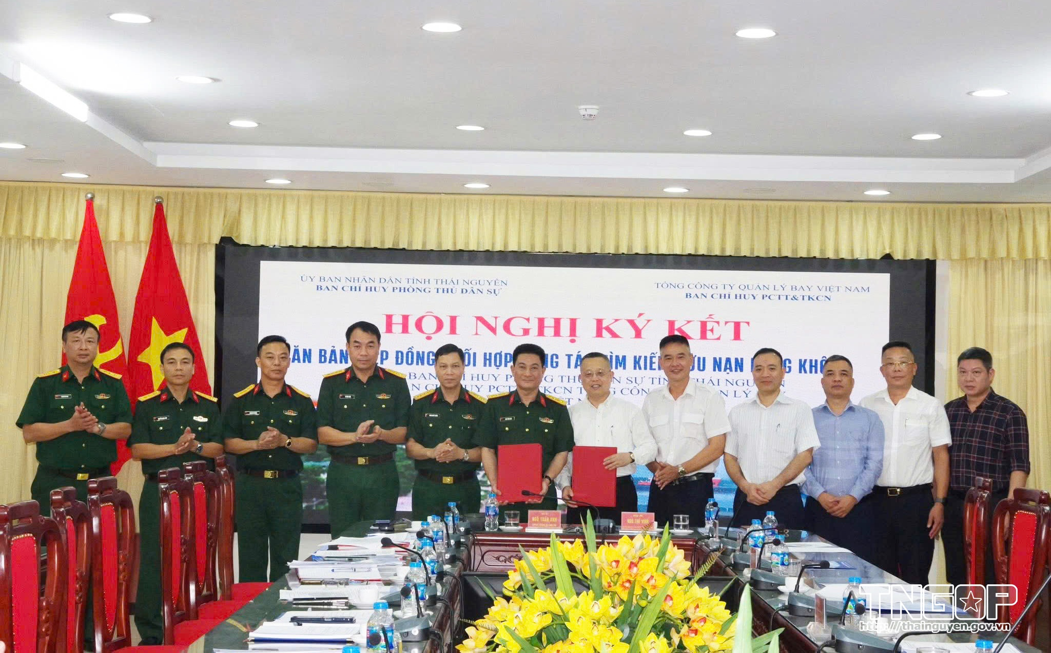 Tăng cường phối hợp tìm kiếm cứu nạn hàng không trên địa bàn tỉnh Thái Nguyên