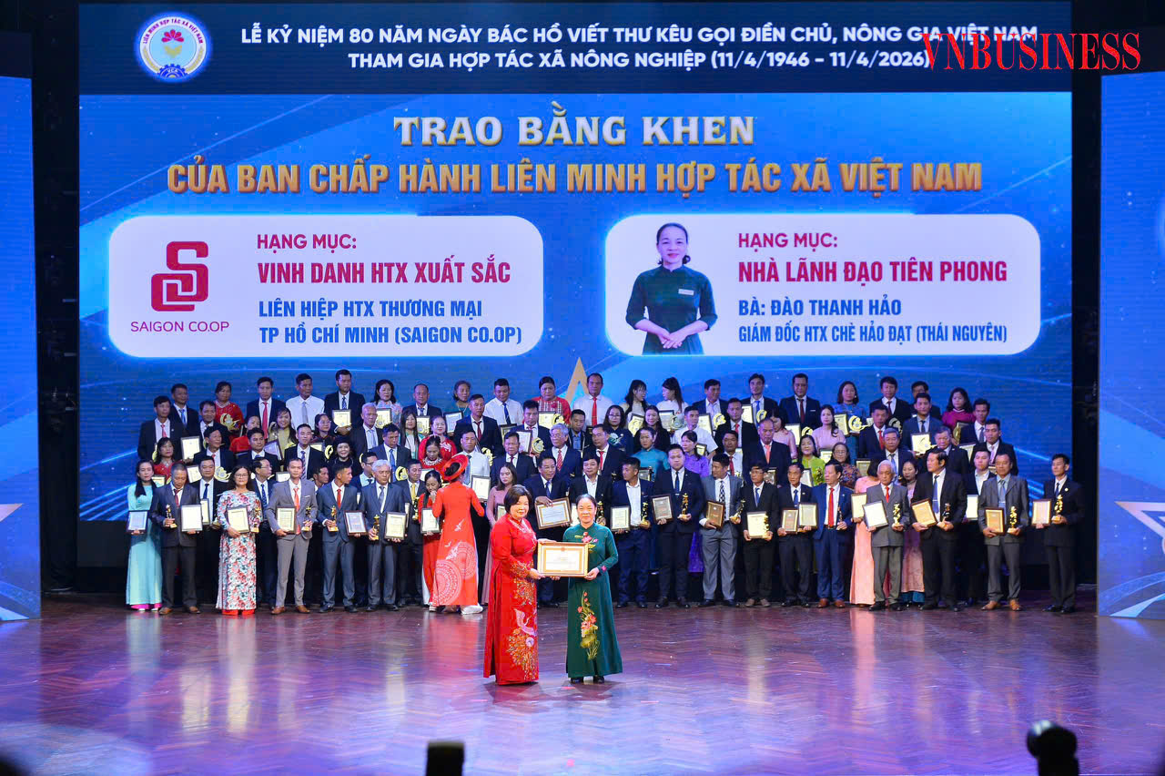 4 đại diện của Thái Nguyên được trao Giải Ngôi sao Hợp tác xã và Mai An Tiêm năm 2026