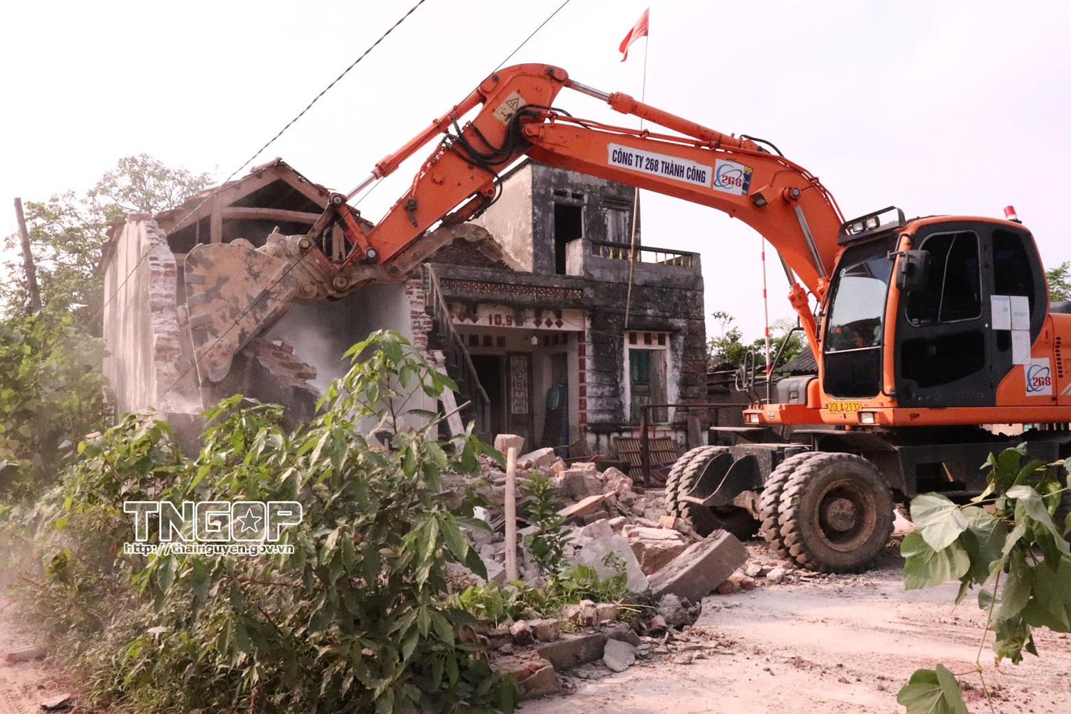Phú Bình đẩy nhanh giải phóng mặt bằng Dự án Đầu tư xây dựng, kinh doanh kết cấu hạ tầng Khu công nghiệp Phú Bình