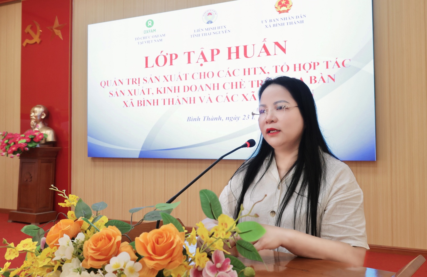 Tập huấn quản trị sản xuất cho các hợp tác xã, tổ hợp tác sản xuất, kinh doanh chè
