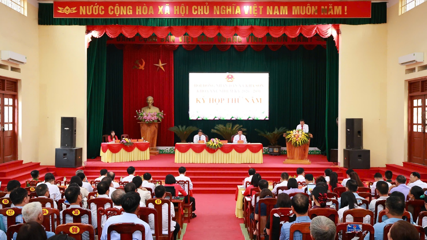 HĐND xã Kha Sơn khóa XXI tổ chức Kỳ họp thứ Năm