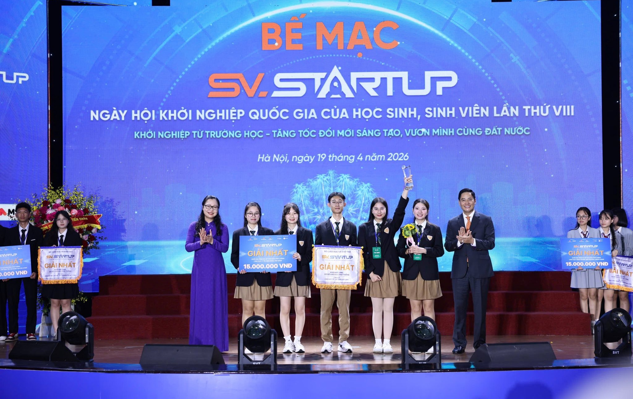 Sở Giáo dục và Đào tạo Thái Nguyên giành giải Nhất tại Cuộc thi “Học sinh, sinh viên với ý tưởng khởi nghiệp” lần thứ VIII