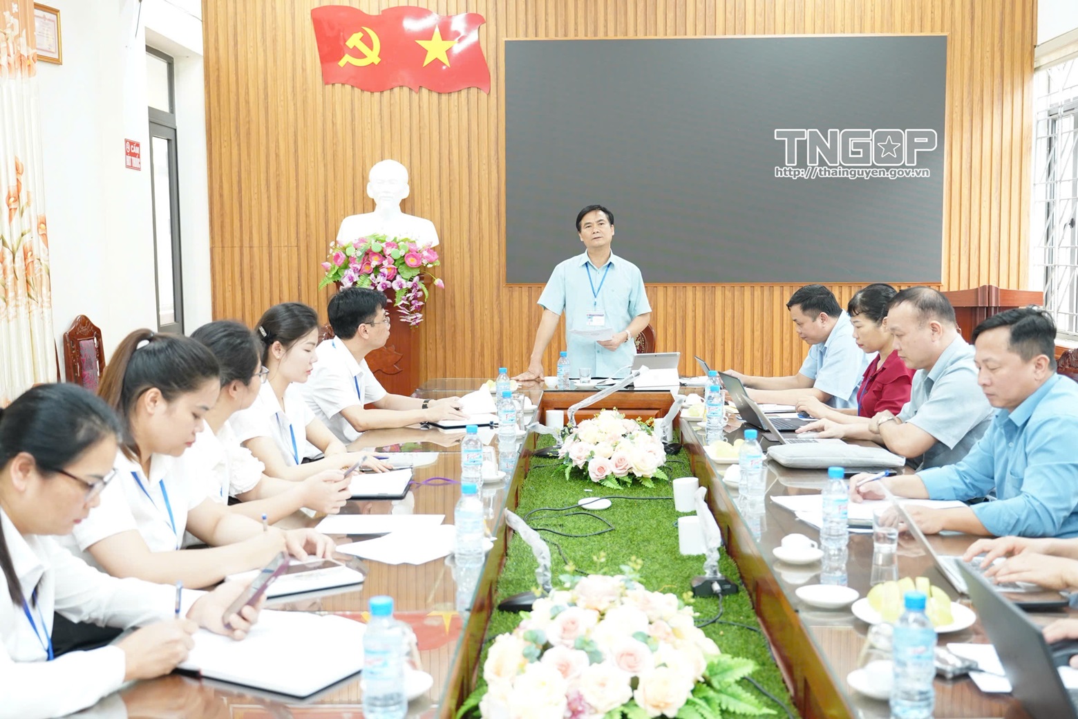 Kiểm tra công vụ, cải cách hành chính tại Chi nhánh Văn phòng Đăng ký đất đai khu vực X