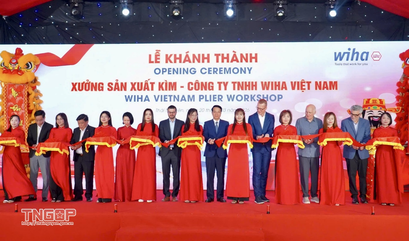 Khánh thành xưởng sản xuất kìm, Công ty TNHH Wiha Việt Nam