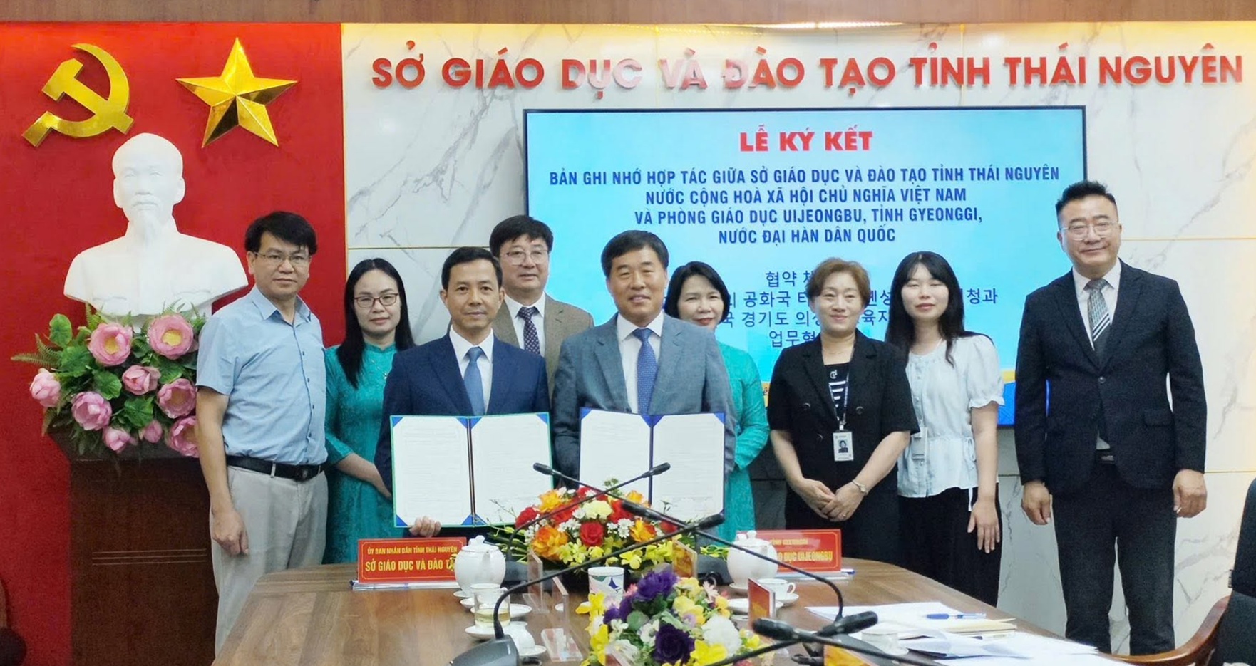 Thái Nguyên tăng cường hợp tác giáo dục với thành phố Uijeongbu (Hàn Quốc)