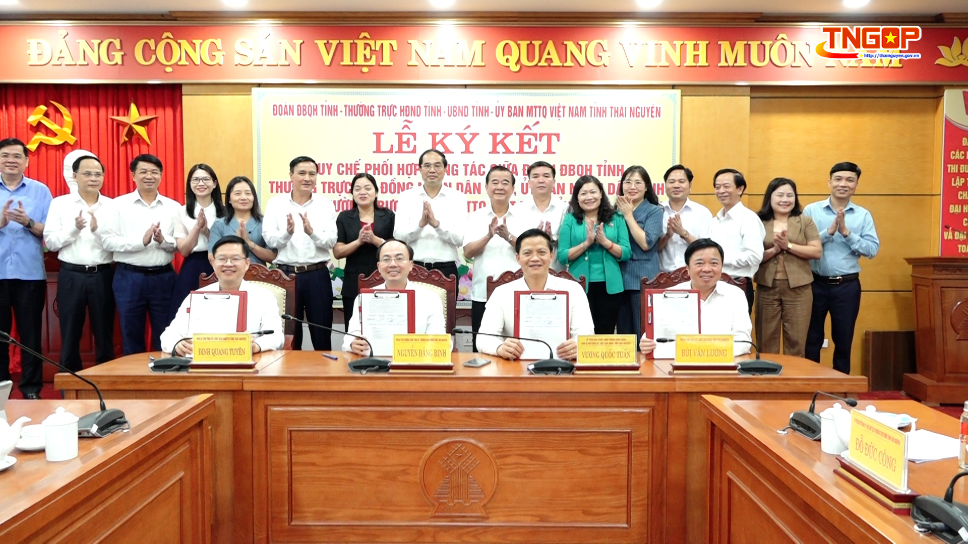 Lễ Ký kết quy chế phối hợp công tác giai đoạn 2026 - 2031