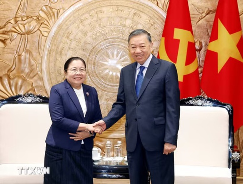 Tổng Bí thư, Chủ tịch nước Tô Lâm tiếp Trưởng Ban Tổ chức Trung ương Lào