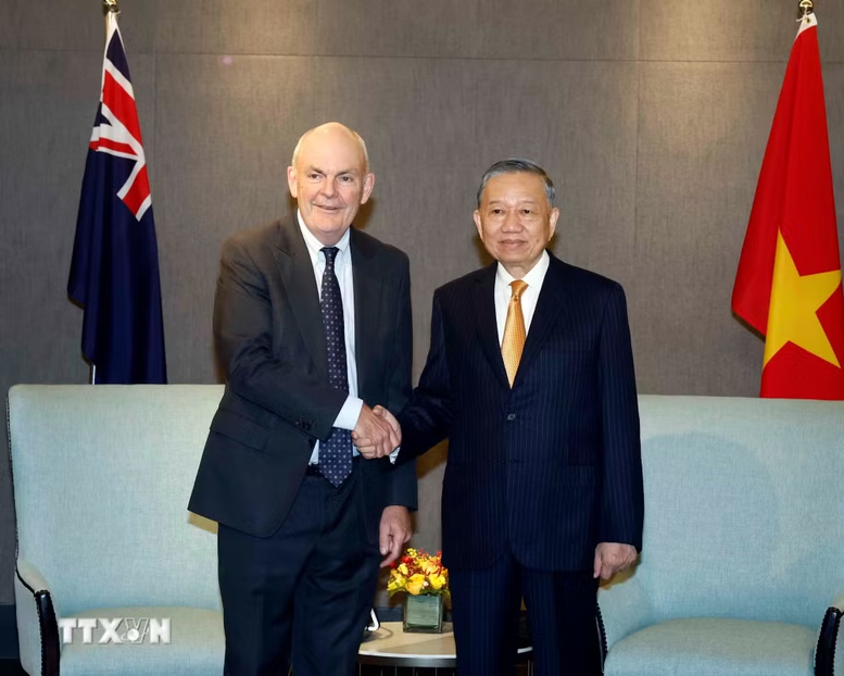 Tổng Bí thư, Chủ tịch nước Tô Lâm tiếp Quyền Chủ tịch Hội Hữu nghị New Zealand-Việt Nam