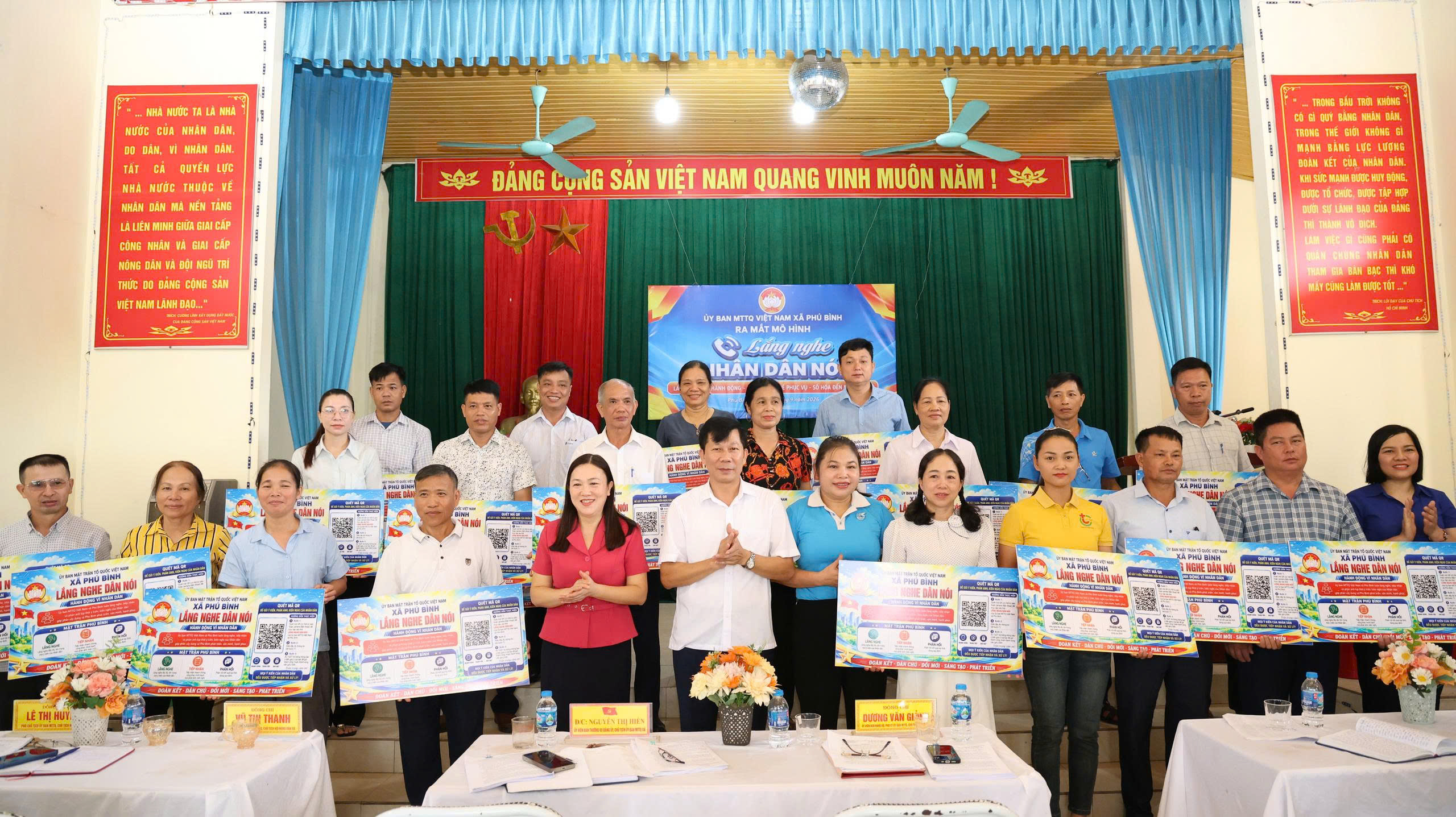 Xã Phú Bình ra mắt mô hình “Lắng nghe nhân dân nói”