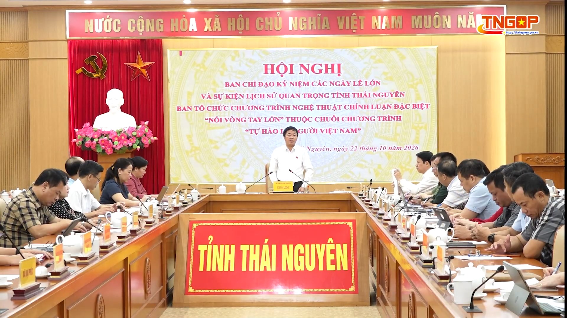 Đảm bảo tổ chức thành công Chương trình nghệ thuật chính luận đặc biệt “Nối vòng tay lớn” tại Thái Nguyên