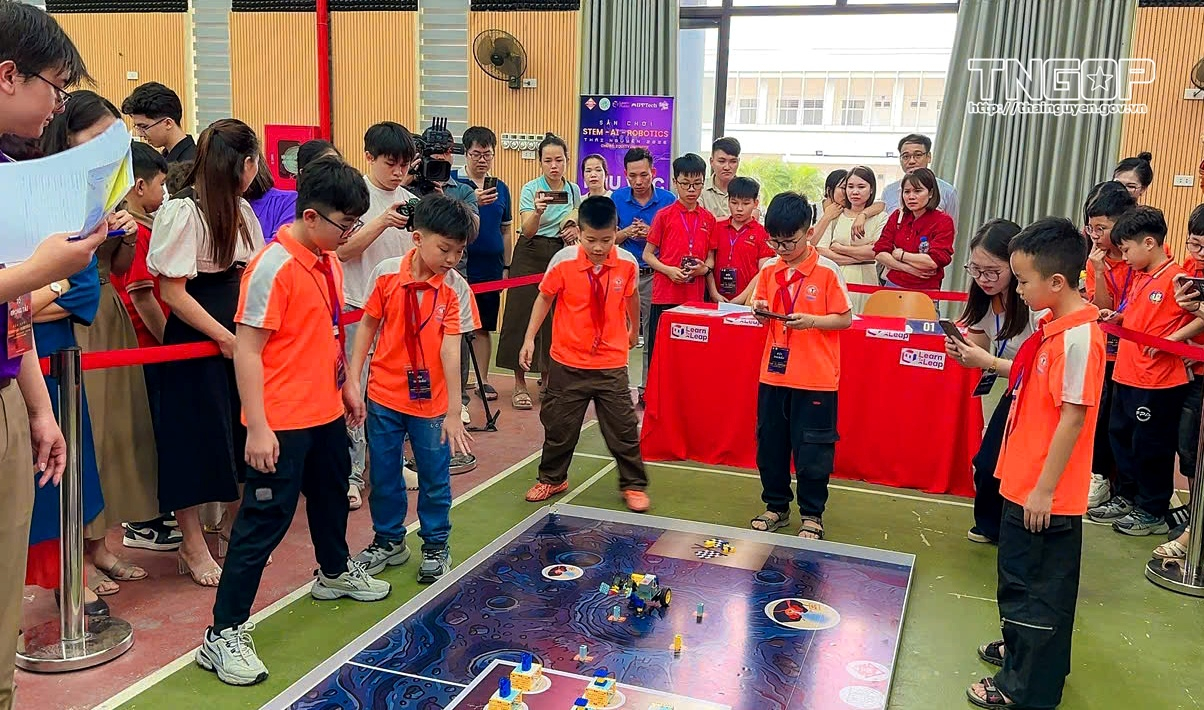 Chung kết sân chơi STEM - AI - Robotics Thái Nguyên 2026