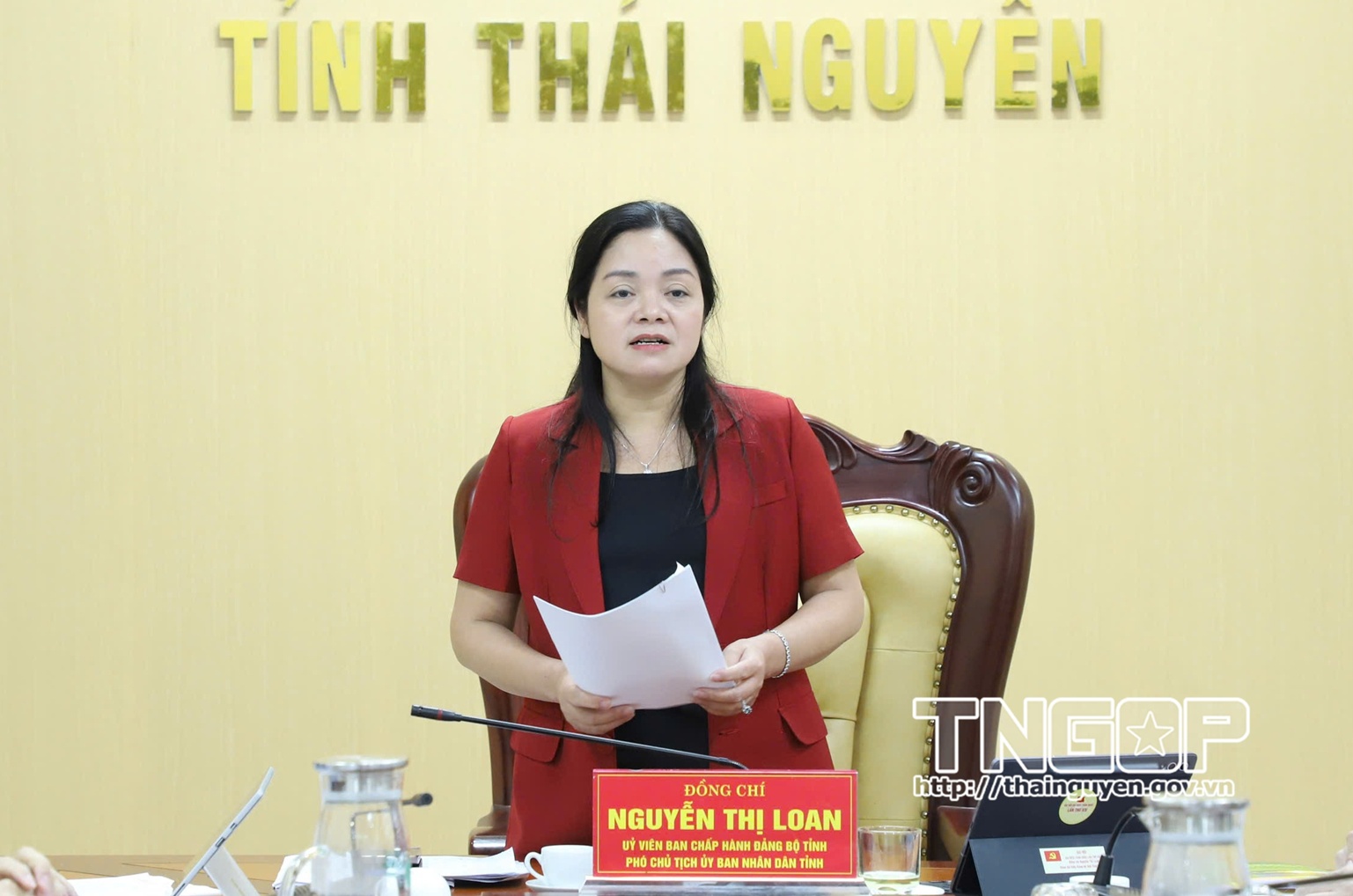 Đồng chí Phó Chủ tịch UBND tỉnh Nguyễn Thị Loan làm việc với Sở Nông nghiệp và Môi trường