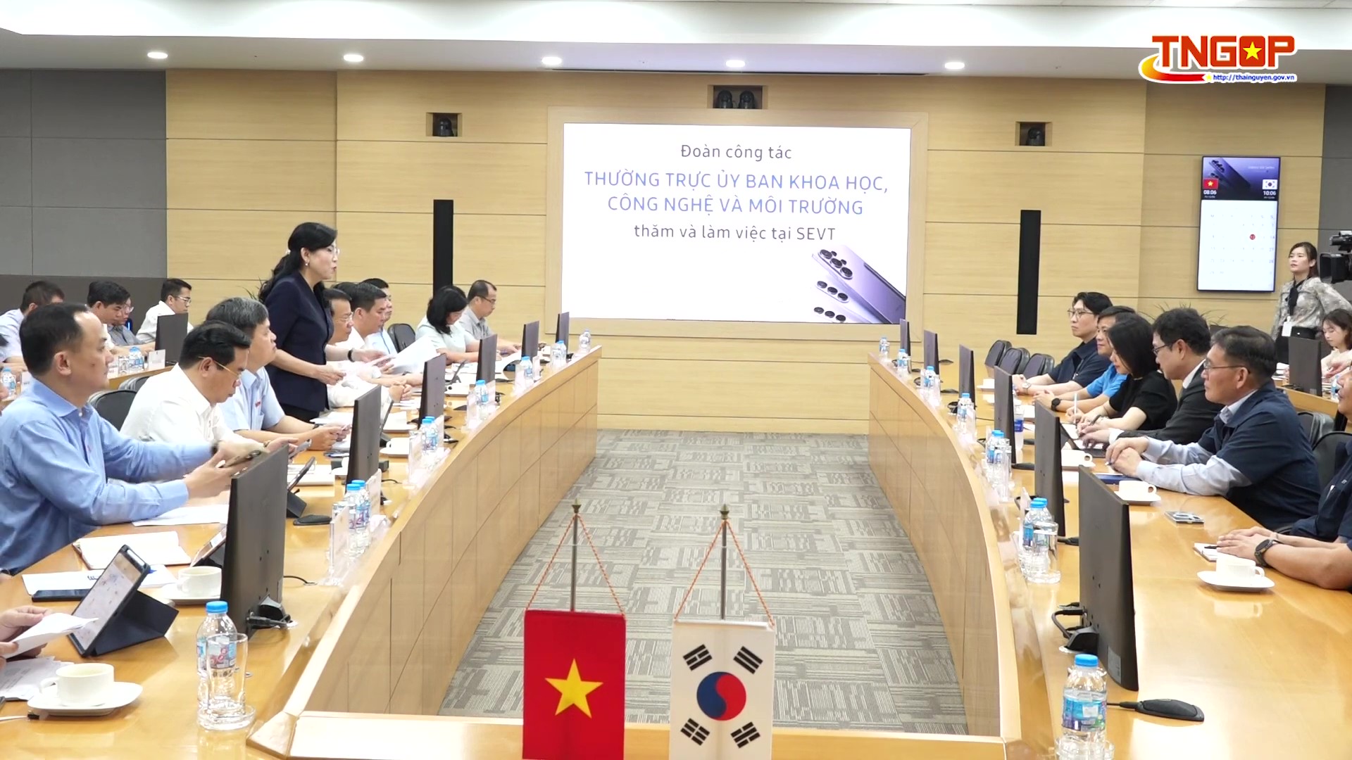 Đoàn công tác của Thường trực Ủy ban Khoa học, công nghệ và môi trường thăm, làm việc tại SEVT