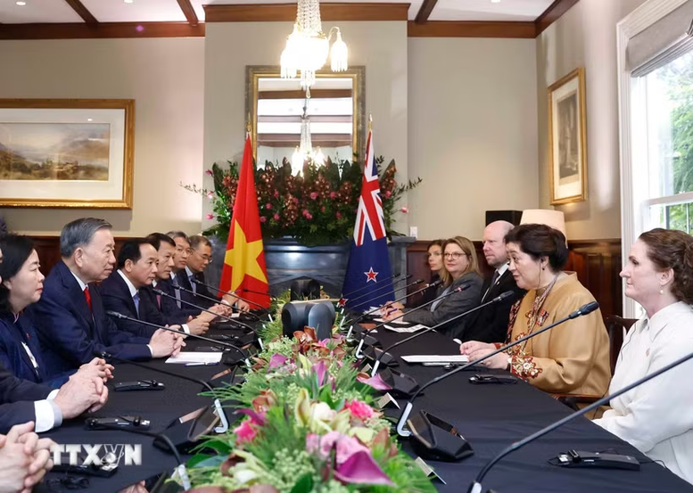 Tổng Bí thư, Chủ tịch nước Tô Lâm hội kiến Toàn quyền New Zealand