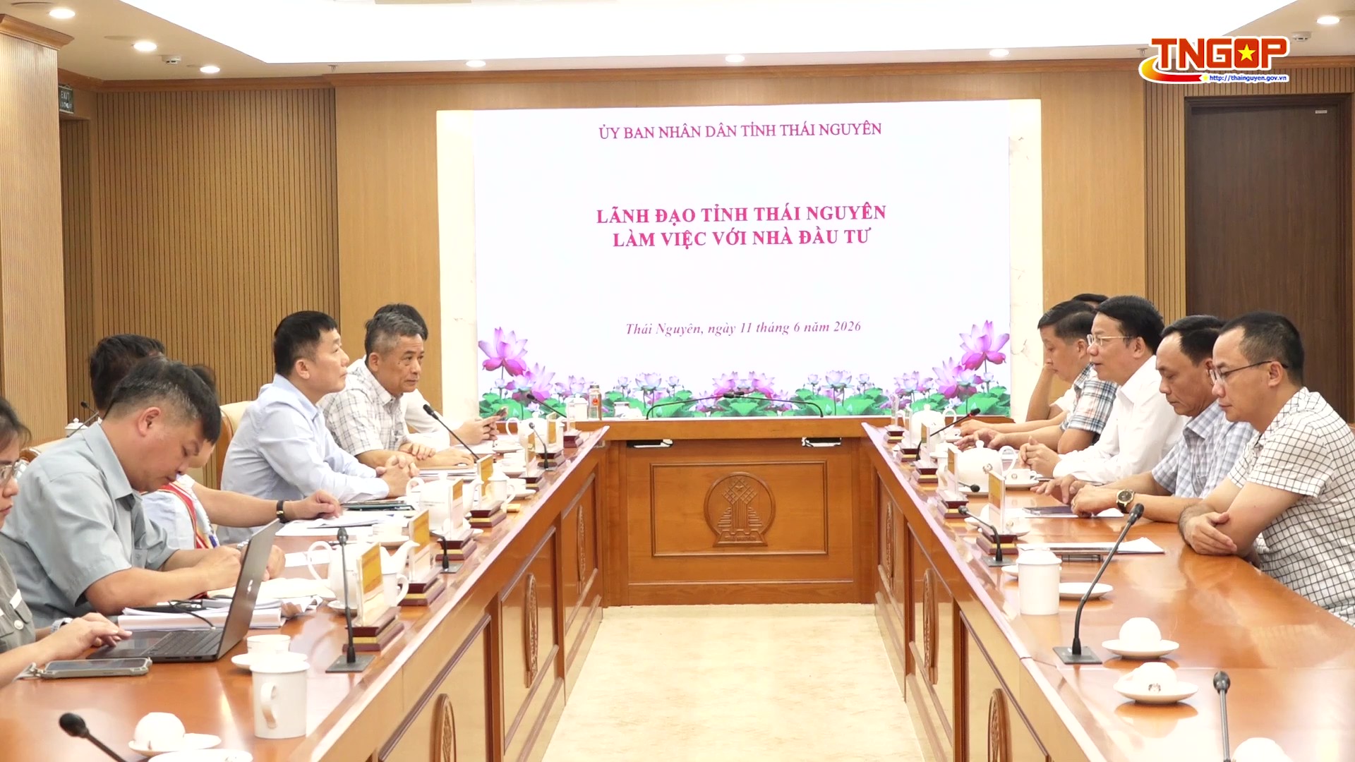 Phó Chủ tịch UBND tỉnh Dương Văn Lượng tiếp và làm việc với nhà đầu tư 