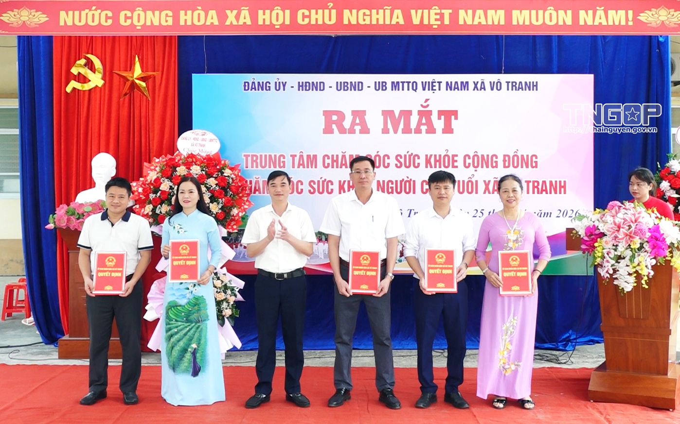 Vô Tranh ra mắt Trung tâm chăm sóc sức khỏe cộng đồng và người cao tuổi