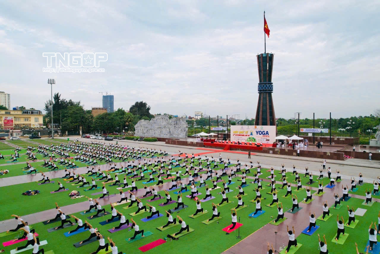 Thái Nguyên sôi nổi chào mừng ngày Quốc tế Yoga năm 2026