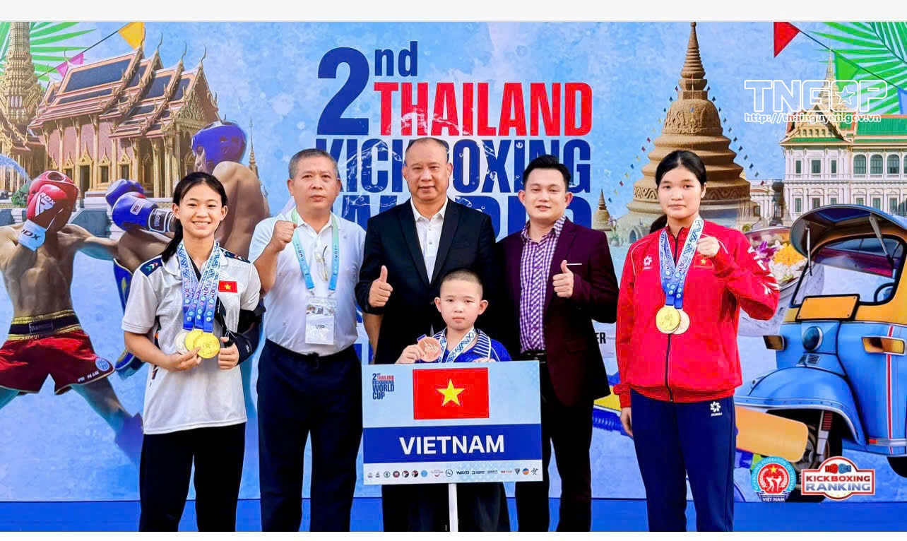 Thái Nguyên xuất sắc đoạt 7 huy chương tại Giải vô địch Kickboxing World Cup năm 2026