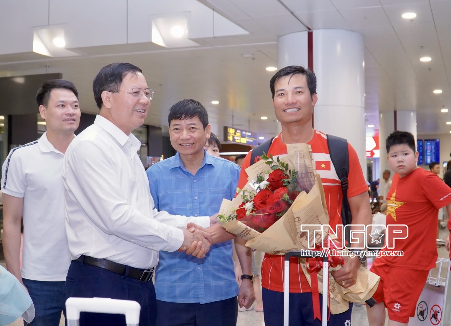 Thái Nguyên đón đoàn HLV, VĐV đạt thành tích xuất sắc tại Giải vô địch châu Á và vòng loại Olympic