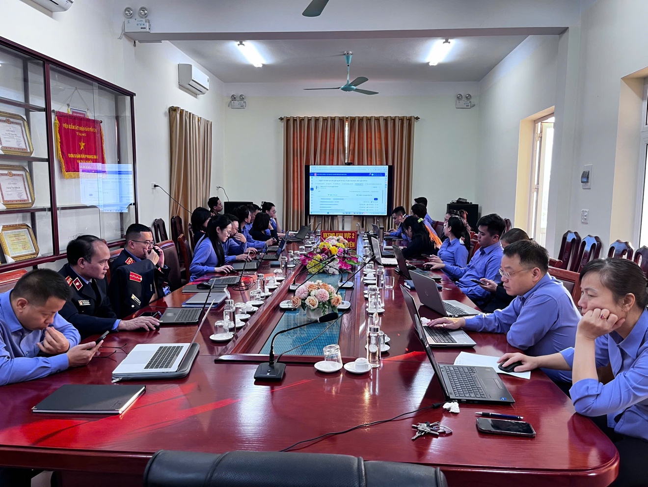 VKSND khu vực 2 tỉnh Thái Nguyên tổ chức tập huấn sử dụng phần mềm quản lý án hình sự