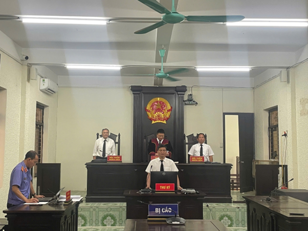 VKSND khu vực 4 – Thái Nguyên  phối hợp xét xử trực tuyến vụ án hình sự