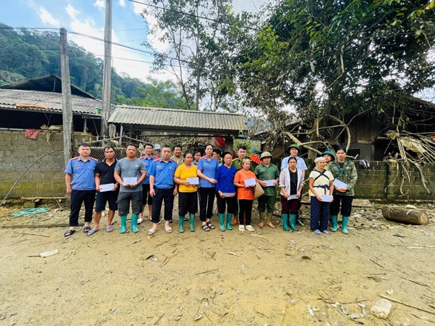 VKSND khu vực 7  Thái Nguyên sẻ chia gian khó, hướng về miền bão lũ