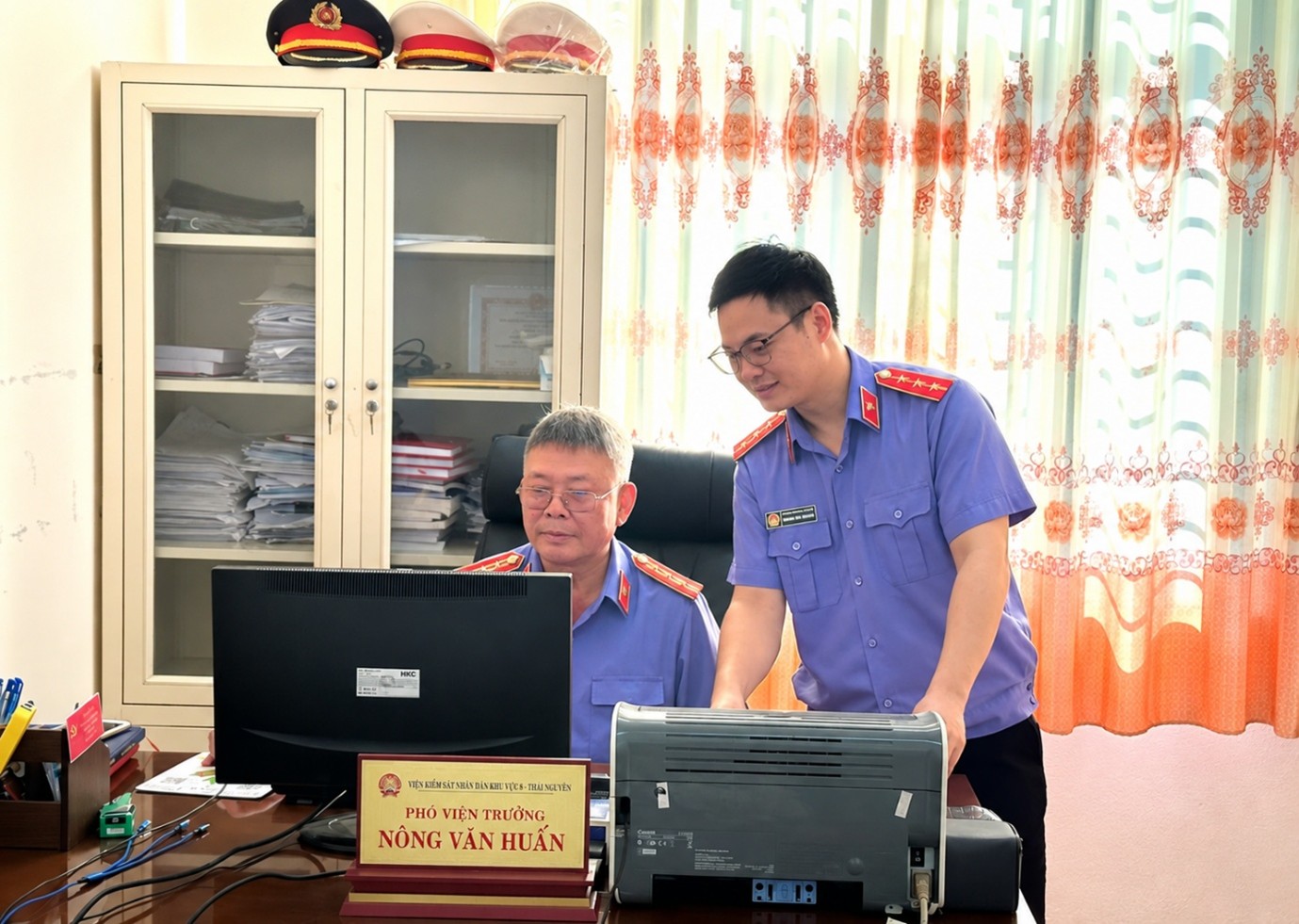 VKSND khu vực 8 – Thái Nguyên 100% cán bộ, công chức về đích sớm chiến dịch “Bình dân học vụ số”