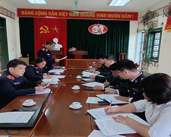 VKSND khu vực 8 phúc tra việc thực hiện  kiến nghị đối với phòng thi hành án dân sự khu vực 8 – thái nguyên