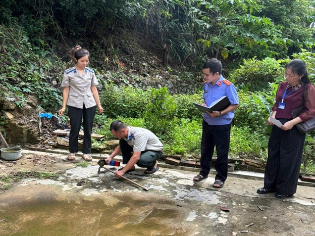 VKSND Khu vực 9 tỉnh Thái Nguyên  kiểm sát  việc tiêu hủy vật chứng, tài sản